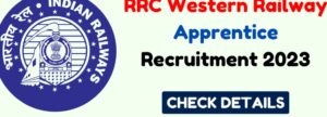 RRC Western Railway Recruitment